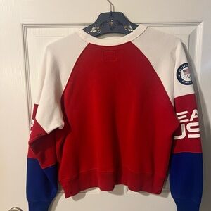 Ralph Lauren Team USA 2022 Red White and Blue sweatshirt